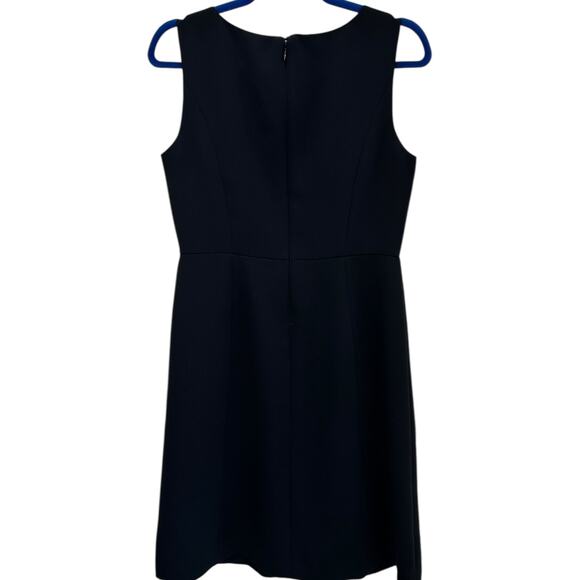 Talbots Classic Ponte Sheath Dress In Black - Picture 5 of 7